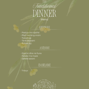 Menu Darke - Tradicionale